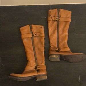 Steve Madden riding boots leather